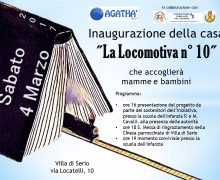 Inaugurazione casa Agatha LA LOCOMOTIVA N°10, 4 marzo