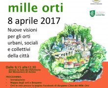 Bergamo Città dei Mille Orti 8 aprile 2017