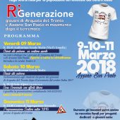 Progetto Ri-generazione: 9-10-11 marzo 2018