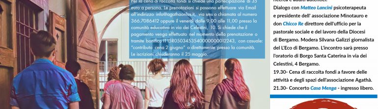 Appuntamento con Agathà a porte aperte: sabato 2 giugno