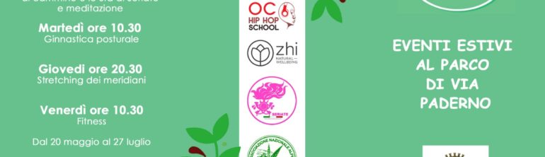Eventi estivi al Parco di via Paderno (Seriate)